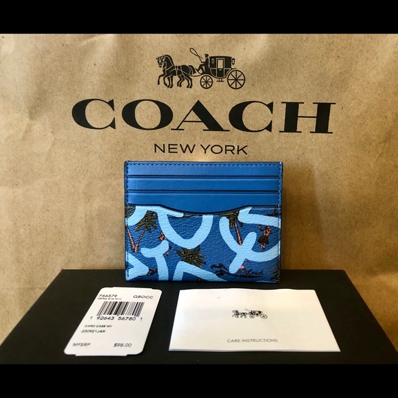 NWT Authentic Coach x Keith Haring ID Card Case - Picture 3 of 3